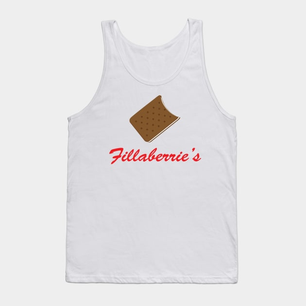 Fillaberrie's Ice Cream Sandwich Logo Tank Top by Icarus Dawns